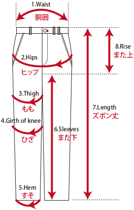 パンツデザイン画